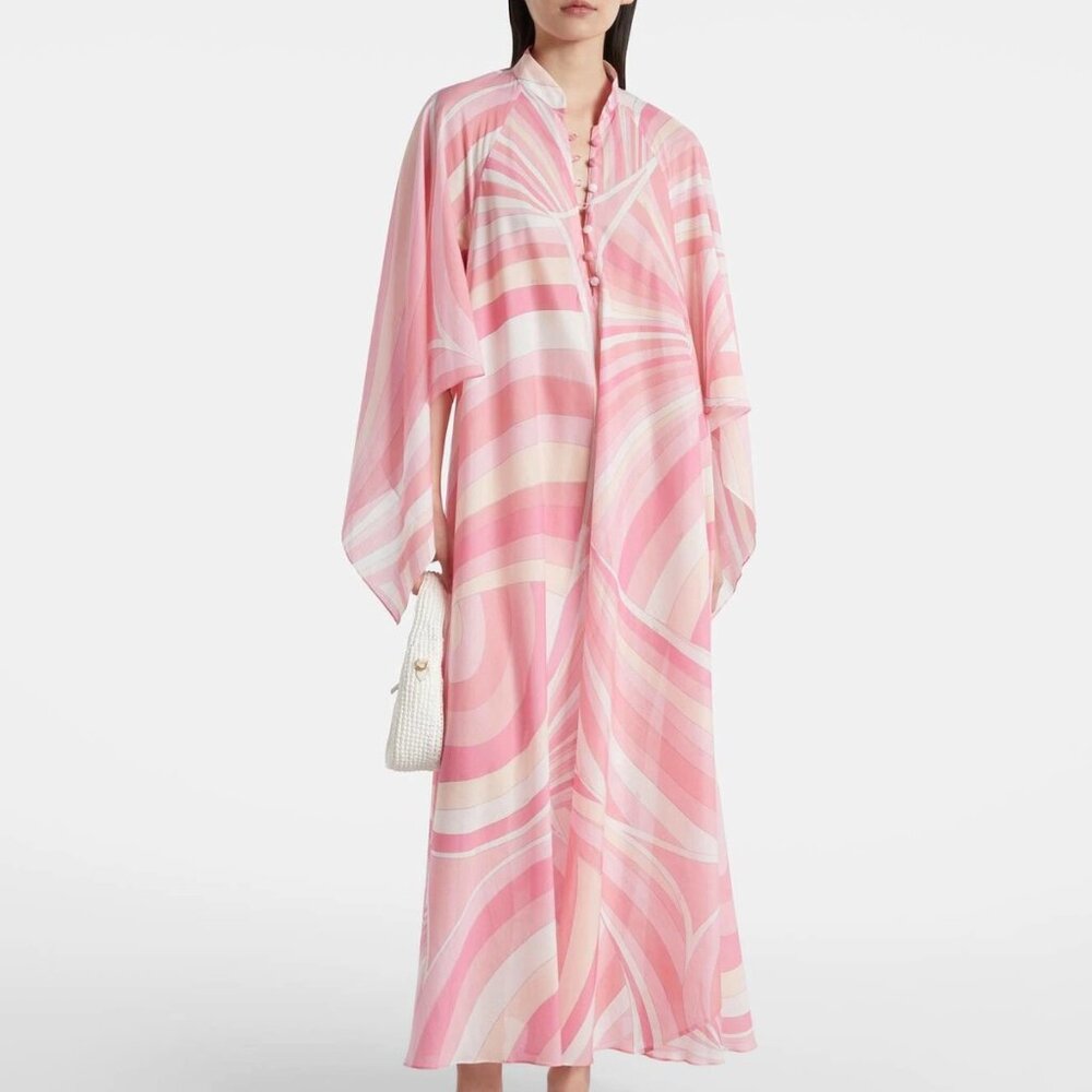Emilio Pucci  printed cotton-muslin kaftan
